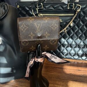 Authentic Louis Vuitton Brown Monogram Mini Crossbody Bag
